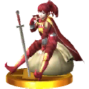 Anna's trophy from Super Smash Bros. for Nintendo 3DS.