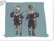 Concept art of a female Dark Falcon in Fates.