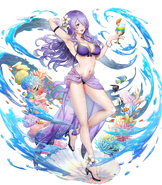 Artwork of Camilla (A Sketchy Summer) from Fire Emblem Heroes by Mikuro.