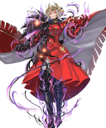 Artwork of Hegemon Edelgard from Fire Emblem Heroes by Clover.K.