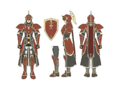 Concept artwork of the Blade Paladin class from Radiant Dawn.