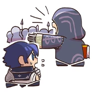 Chrom and Robin from the Fire Emblem Heroes guide.