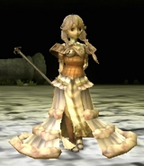 Faye's battle model as a Saint.