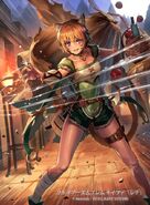 Artwork of Lethe in Fire Emblem 0 (Cipher) by cuboon.