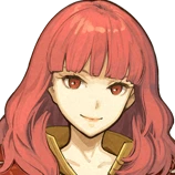 Brave Celica's portrait from Heroes.