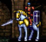 Alva's battle sprite as a Duke Knight in Thracia 776.