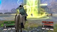Rodrigue casting Aura in Fire Emblem: Three Houses.