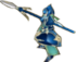 Sprite de Nephenee como Lancero en Radiant Dawn.