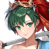 Portrait of Blazing Whirlwind Lyn from Heroes.