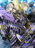 Artwork of Silas in Fire Emblem 0 (Cipher) by Saori Toyota.