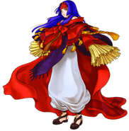 Artwork oficial de Sanaki en Fire Emblem: Radiant Dawn.