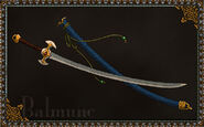 Official artwork of the Balmung blade from Fire Emblem Museum.