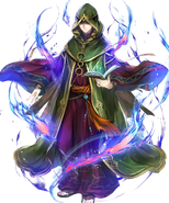 Artwork of Bramimond from Fire Emblem Heroes by Sachiko Wada.