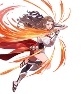 Artwork of Resplendent Hana from Fire Emblem Heroes.