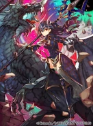 Artwork of Niamh in Fire Emblem 0 (Cipher) by Tetsu Kurosawa.