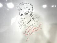 Sketch of Gant by Kotaro Yamada from a Fire Emblem 0 (Cipher) presentation.