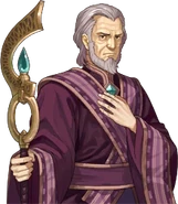 Halcyon's portrait in Echoes: Shadows of Valentia.