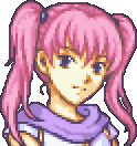 Serra's portrait in Fire Emblem: Rekka no Ken.