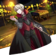 Artwork CG de Leo obtenible con el DLC Estival de Nohr (exclusivo de Japón).