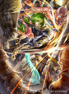 Ilustración de Randal en Fire Emblem 0 (Cipher) de Mayo.