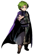 Ilustración de Raigh de Fire Emblem Heroes por Himukai Yuji.