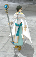 Laura wielding the Sleep Staff in Radiant Dawn.