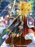 Artwork of Marth in Fire Emblem 0 (Cipher) by Senri Kita.