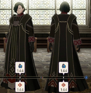 Battle model of a Dark Bishop from Fire Emblem Three Houses