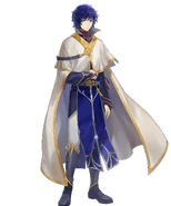 Artwork de Pelleas en Fire Emblem Heroes por HAKO.