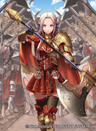 Artwork of Edelgard in Fire Emblem 0 (Cipher) by I☆LA.