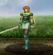 Kate's battle model as a Lady Knight.