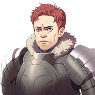 Angry portrait of Matthias from Fire Emblem Warriors: Three Hopes.