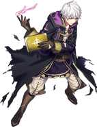 Artwork of Male Robin from Fire Emblem Heroes by Fujiwara Ryo.