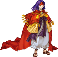 Artwork oficial de Sanaki en Fire Emblem: Path of Radiance.