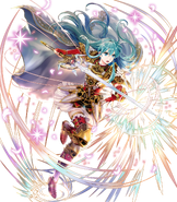 Artwork of Legendary Eirika in Fire Emblem Heroes by Asatani Tomoyo.