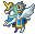 FE14 Deere Falcon Warrior (Azura) Map Sprite