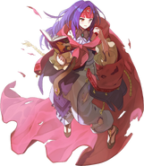 Artwork of Sanaki from Fire Emblem Heroes by Tomioka Jiro.