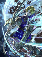 Artwork of Klein in Fire Emblem 0 (Cipher) by Rika Suzuki.