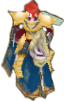 Map model of Titania, a female Gold Knight from Radiant Dawn.