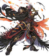 Artwork of the Black Knight's Resplendent from Fire Emblem Heroes.