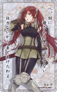 Severa as a Mercenary in the One Hundred Songs of Heroes Karuta set.