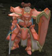 Meg's battle model as a Marshall in Radiant Dawn.