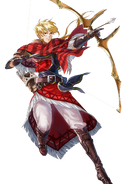 Jeorge illustrated by Mayo appears in Fire Emblem Heroes.