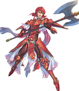 Artwork of Minerva in Fire Emblem Heroes.