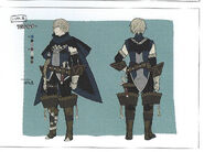 Concept art of the male adventurer class from Fates