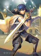 Artwork of Chrom from Fire Emblem 0 (Cipher) by Aoji.