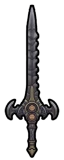 Sprite of the Dark Creator Sword from Heroes.