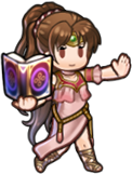 Linde's sprite as the Light Mage in Heroes.