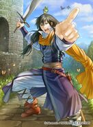 Artwork of Shanam in Fire Emblem 0 (Cipher) by Senri Kita.