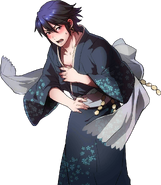 Inigo in his yukata scene.